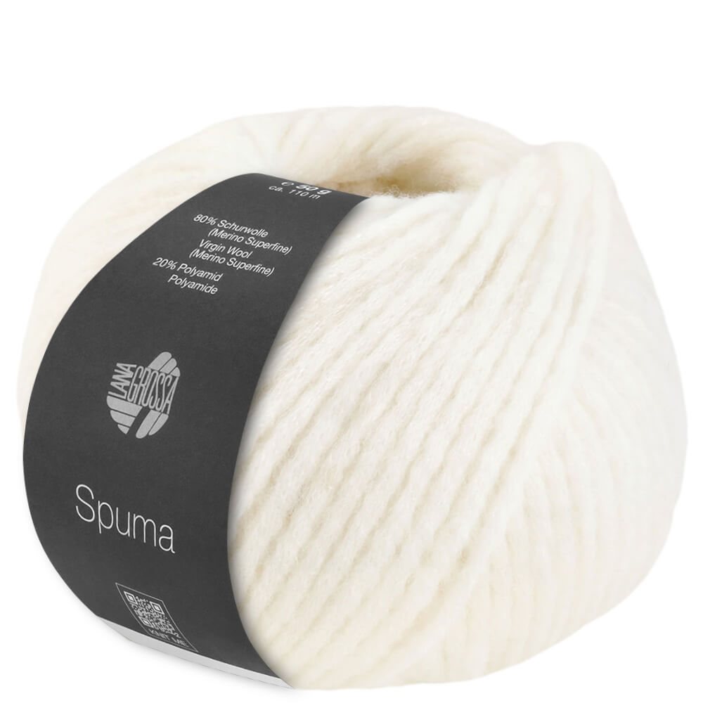 #Farbe_Lana Grossa Spuma | 01 Rohweiß
