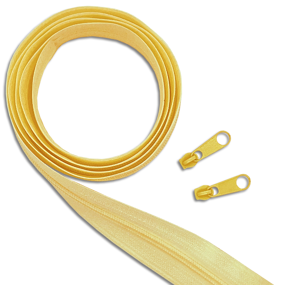 #Farbe_Reißverschluss mit Zipper | 109 Gelb