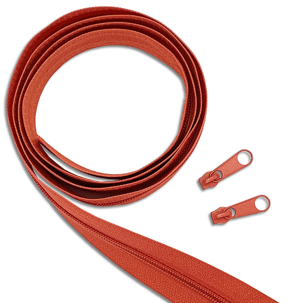 #Farbe_Reißverschluss mit Zipper | 287 Rost