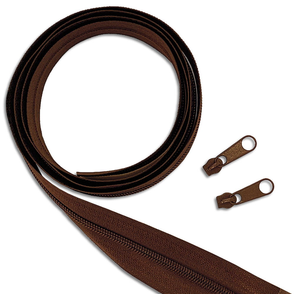 #Farbe_Reißverschluss mit Zipper | 304 Dunkelbraun