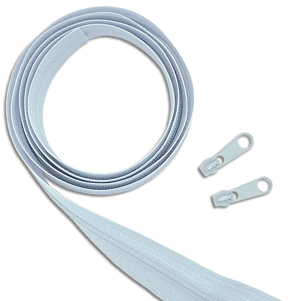 #Farbe_Reißverschluss mit Zipper | 329 Hellgrau