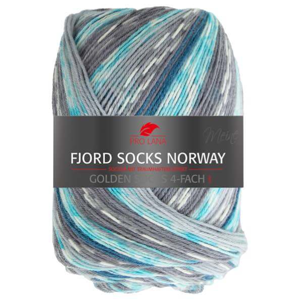 Fjord Socks Norway Golden Socks 4-fach