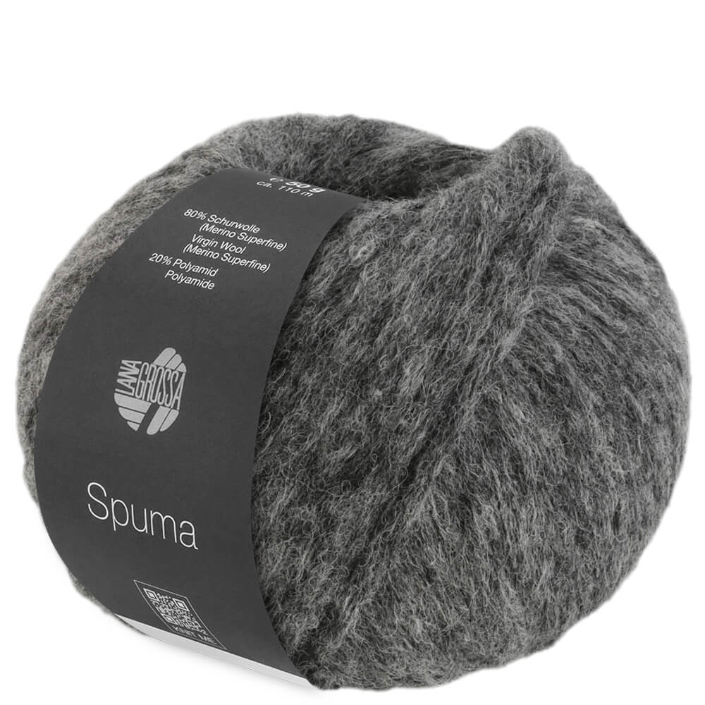#Farbe_Lana Grossa Spuma | 04 Anthrazit