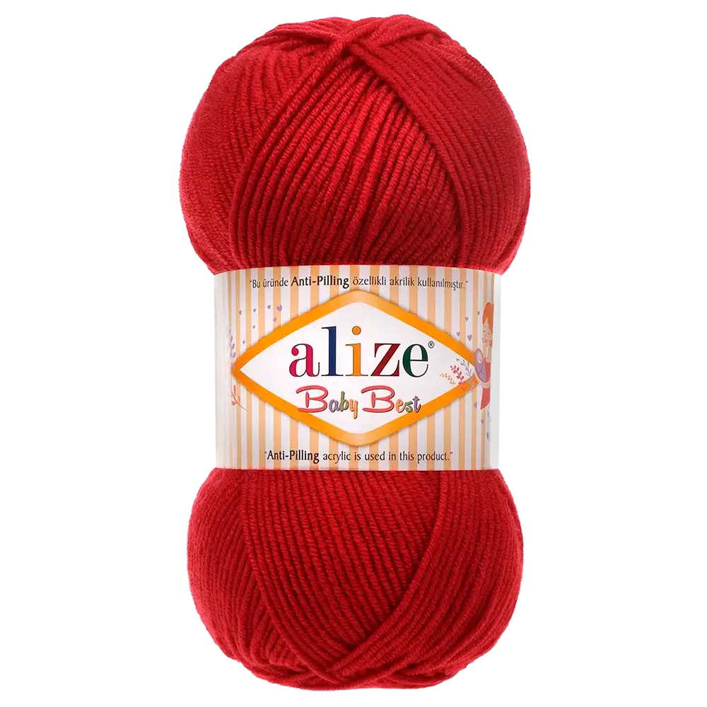#Farbe_Alize Baby Best | 106 Dunkelrot