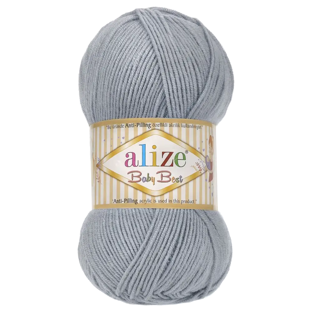 #Farbe_Alize Baby Best | 119 Silbergrau