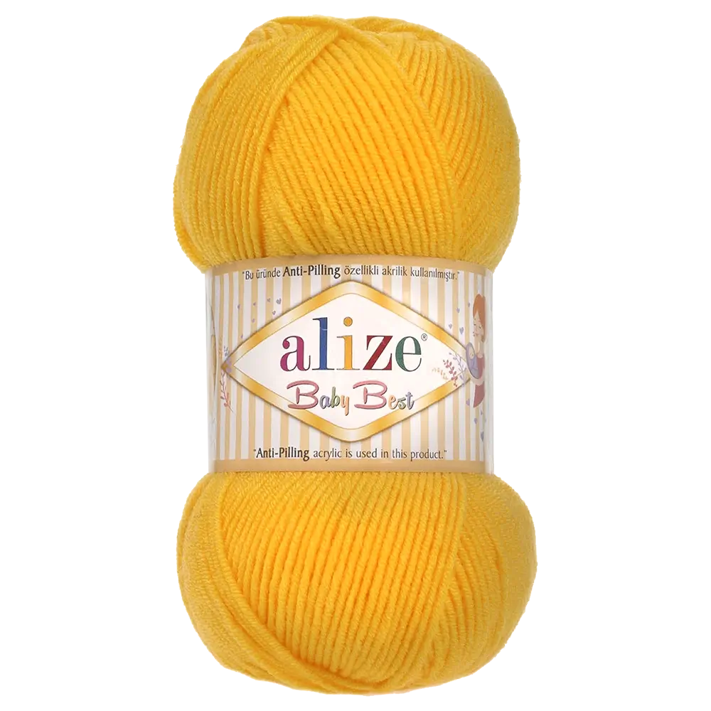 #Farbe_Alize Baby Best | 216 Gelb