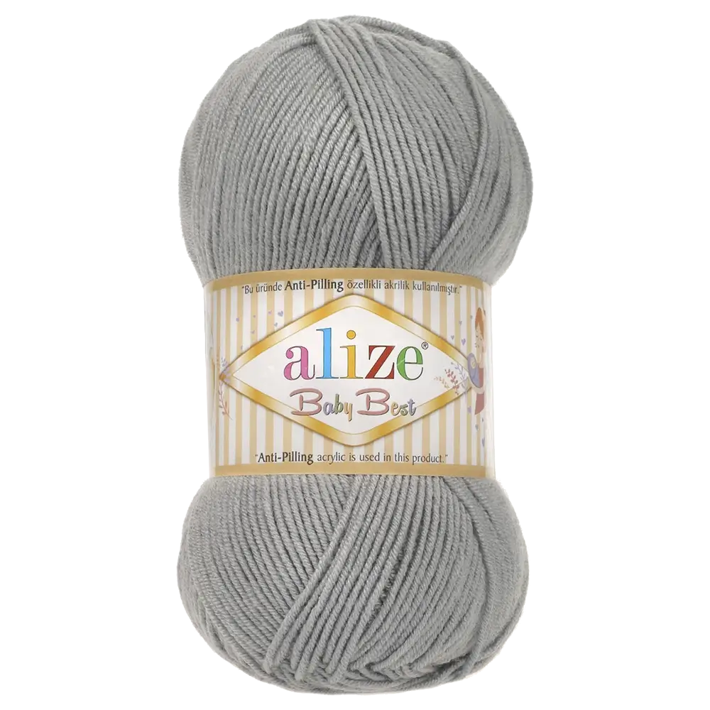 #Farbe_Alize Baby Best | 344 Hellgrau