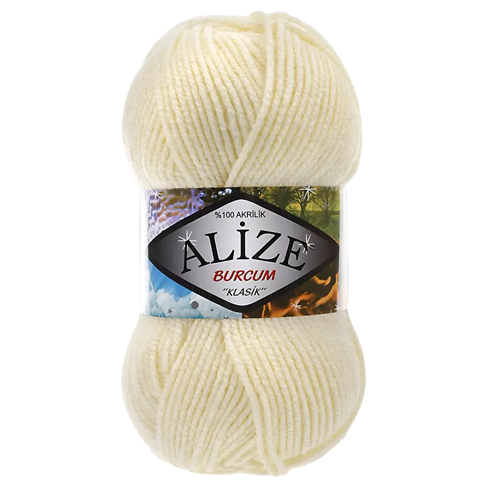 #Farbe_Alize Burcum Klasik | 01 Creme