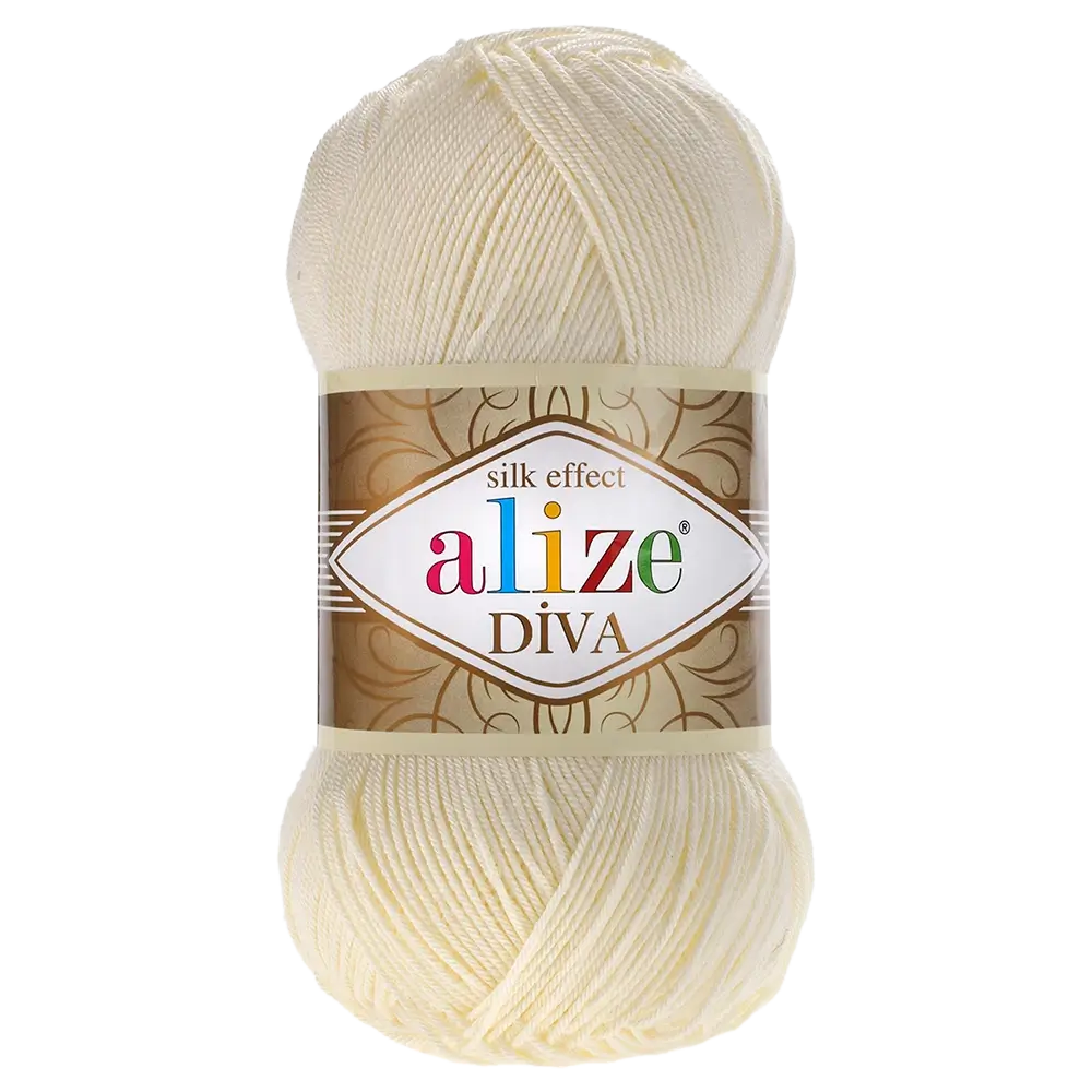 #Farbe_Alize Diva | 01 Creme