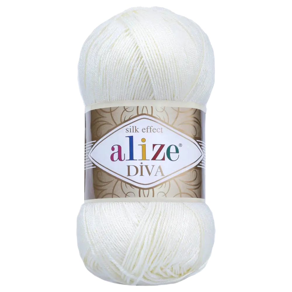 #Farbe_Alize Diva | 1055 Schneeweiß
