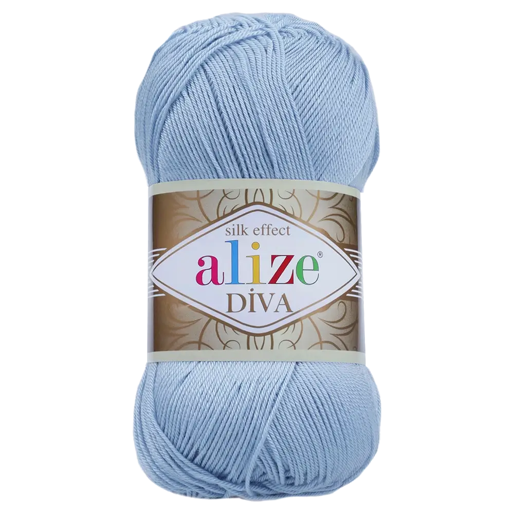 #Farbe_Alize Diva | 350 Azurblau