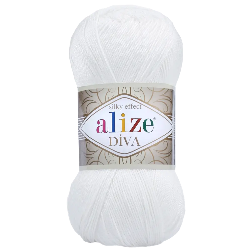 #Farbe_Alize Diva | 55 Weis