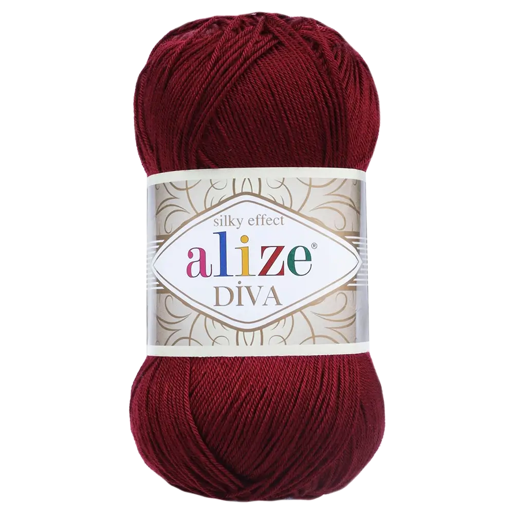 #Farbe_Alize Diva | 57 Burgund