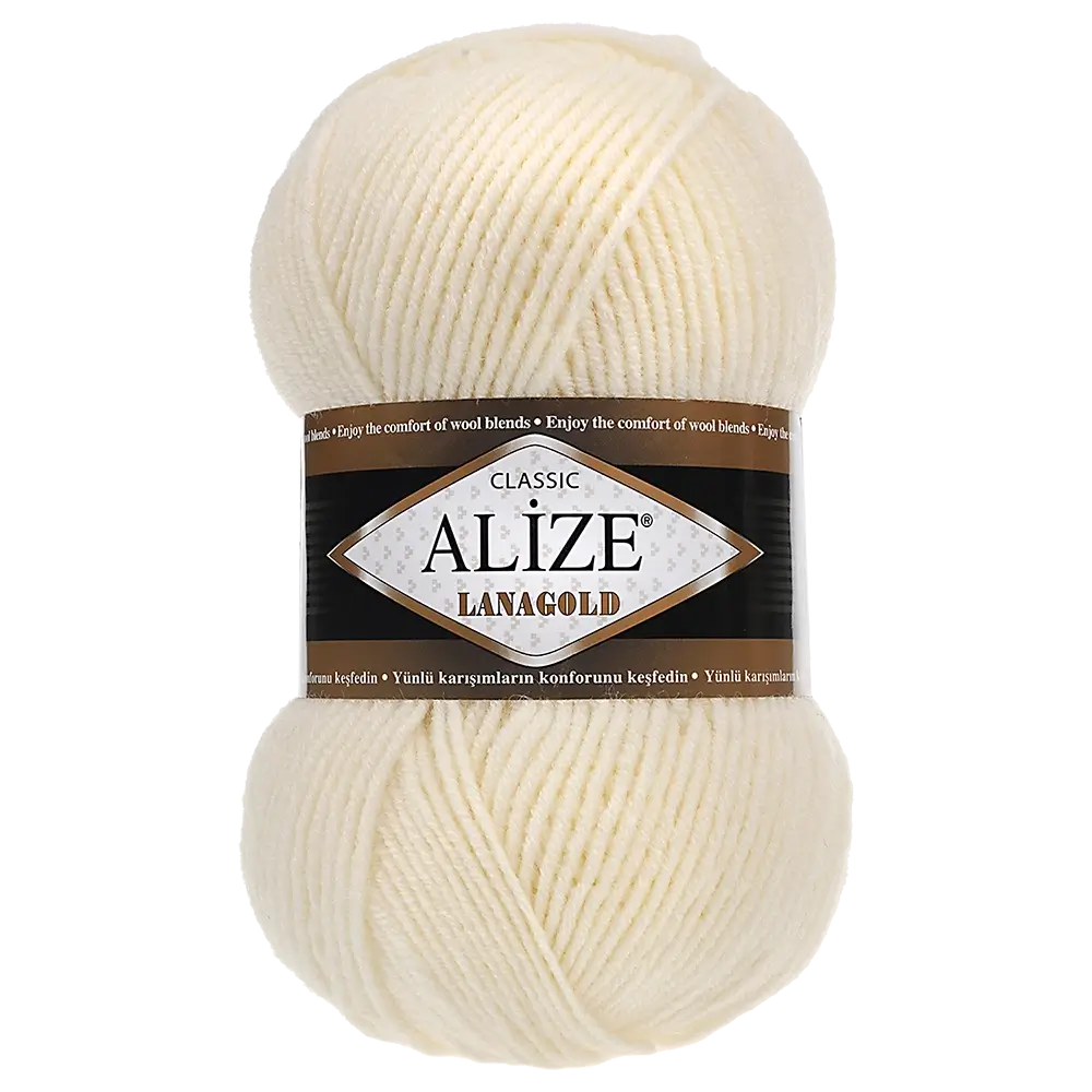 #Farbe_Alize Lanagold | 01 Creme