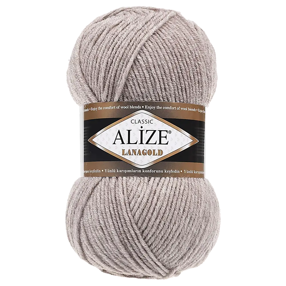 #Farbe_Alize Lanagold | 207 Hellbraun Melange