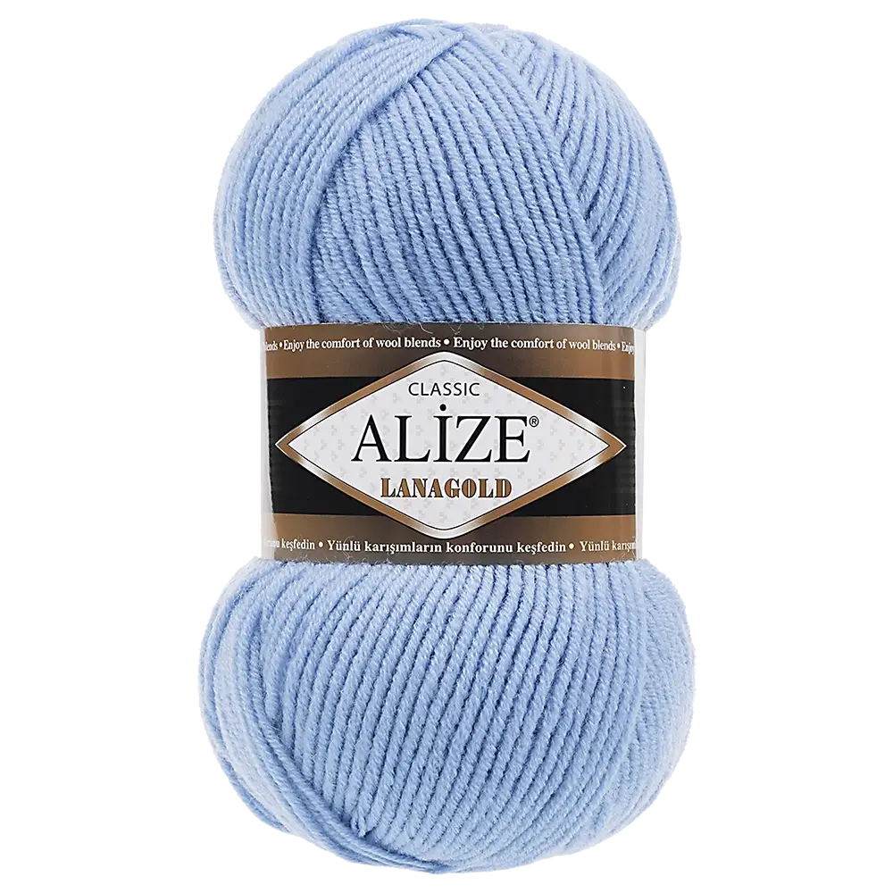 #Farbe_Alize Lanagold | 40 Hellblau