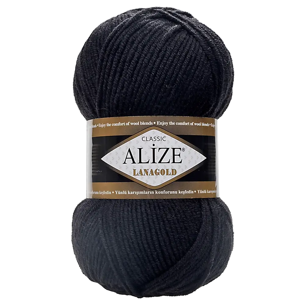 #Farbe_Alize Lanagold | 60 Schwarz