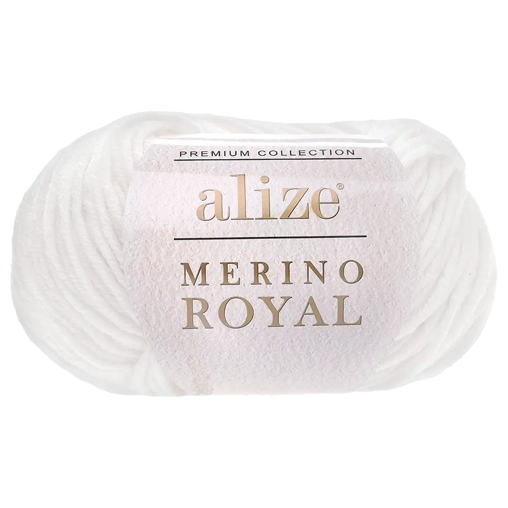 #Farbe_Alize Merino Royal | 55 Weiß