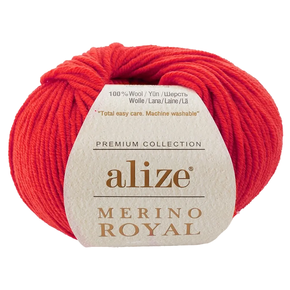 #Farbe_Alize Merino Royal | 56 Rot