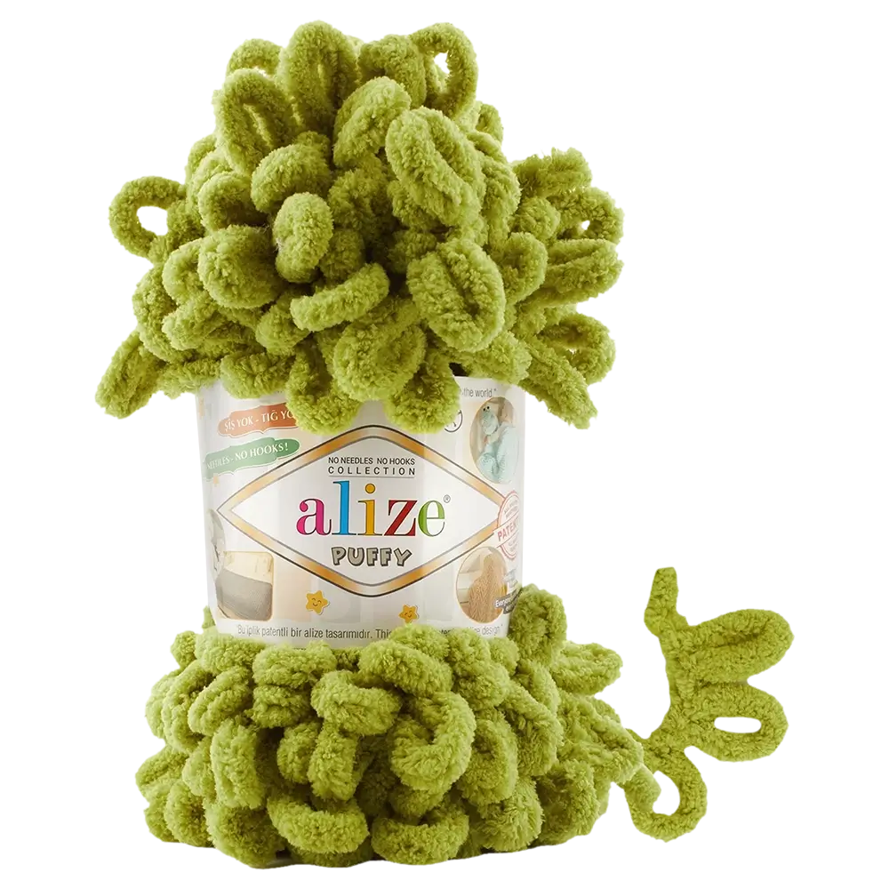 #Farbe_Alize Puffy | 11 Dunkle Pistazie