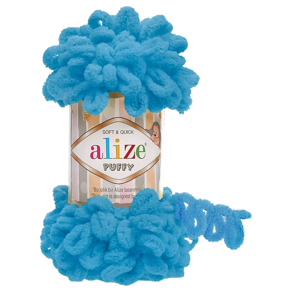 #Farbe_Alize Puffy | 16 Azurblau