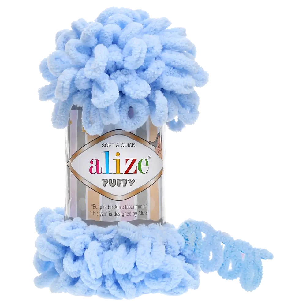#Farbe_Alize Puffy | 183 Hellblau