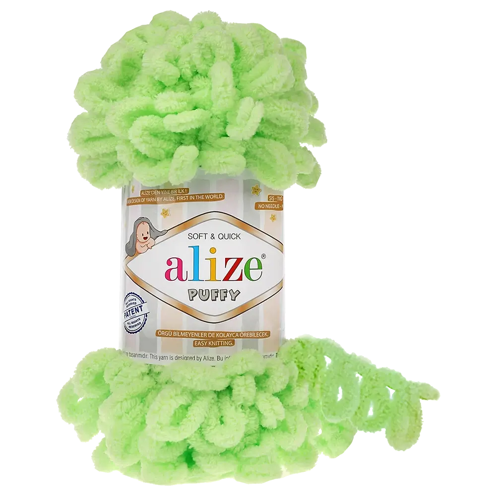 #Farbe_Alize Puffy | 41 Pistazie