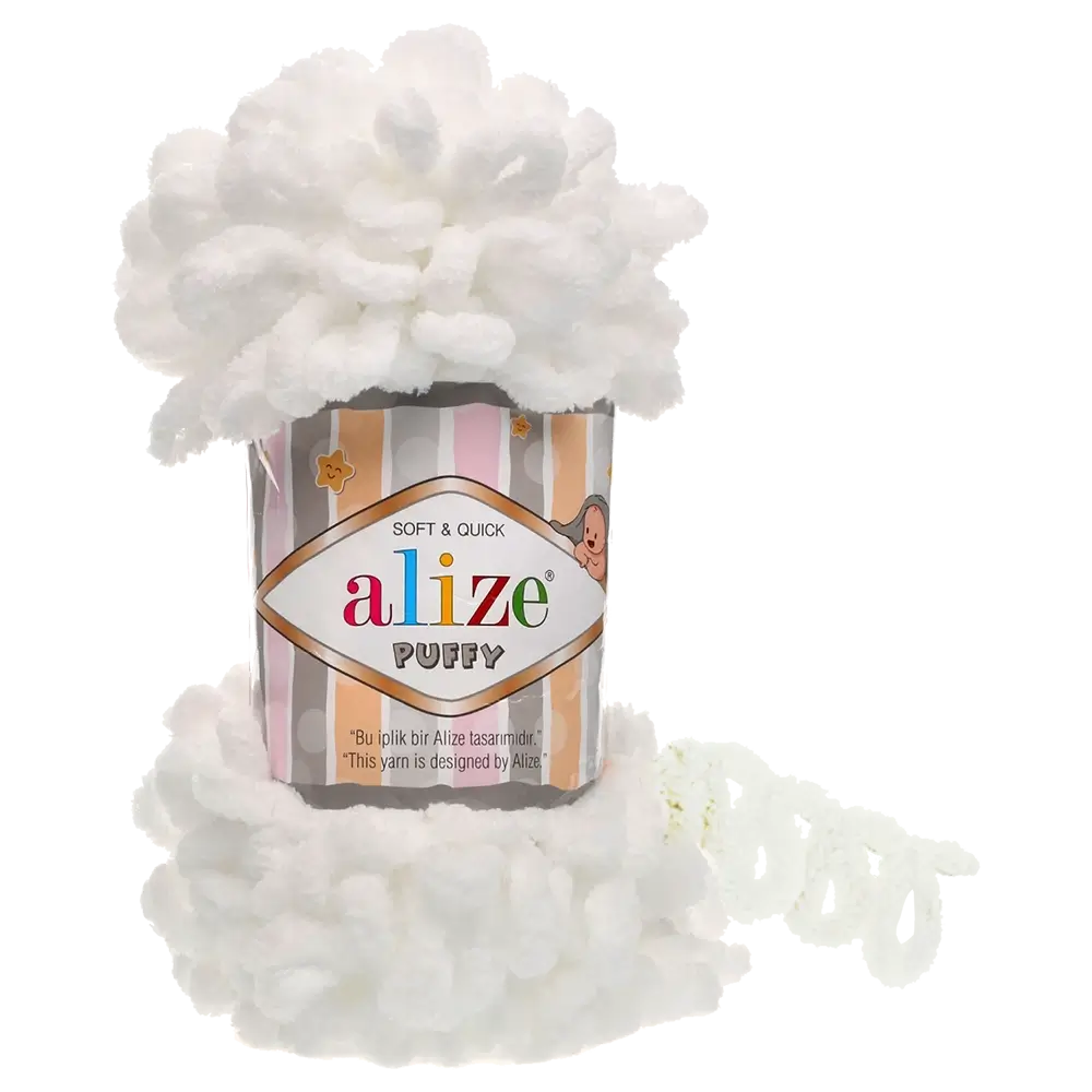 #Farbe_Alize Puffy | 55 Weiß
