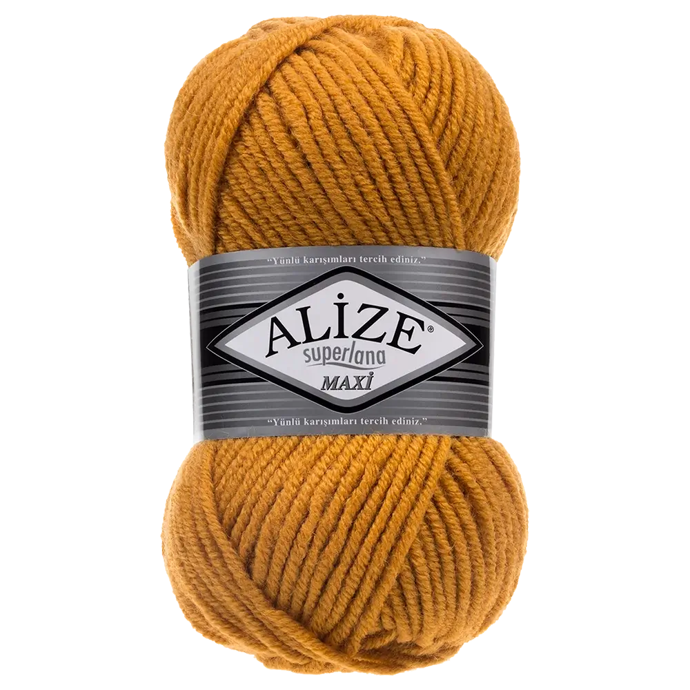 #Farbe_Alize Superlana Maxi | 02 Senf