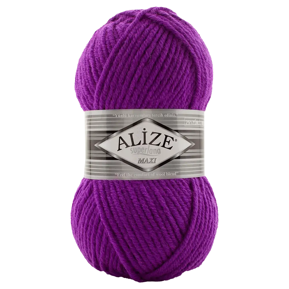 #Farbe_Alize Superlana Maxi | 209 Purple