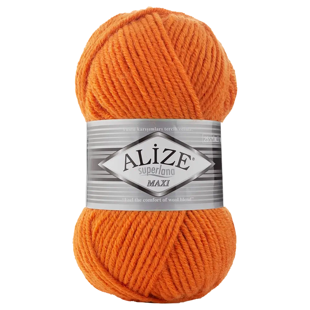 #Farbe_Alize Superlana Maxi | 255 Orange