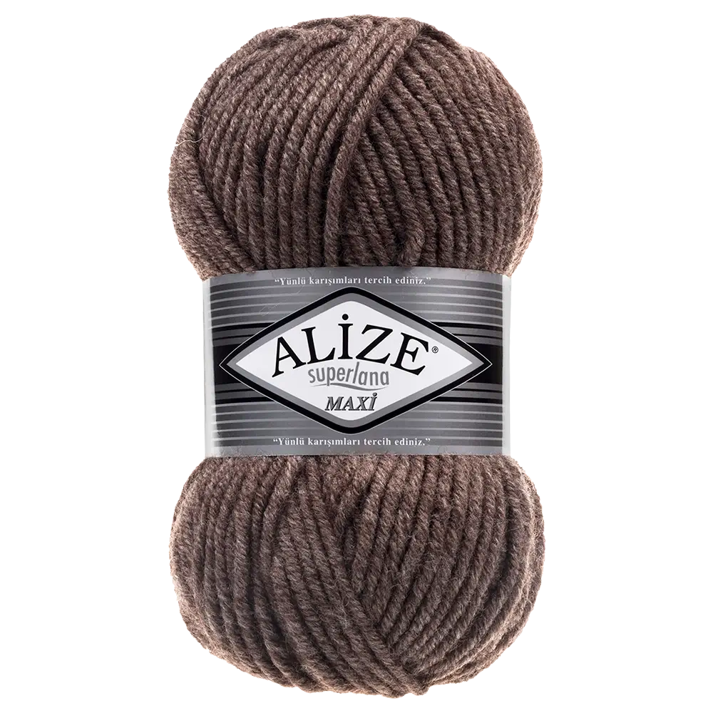 #Farbe_Alize Superlana Maxi | 240 Milchkaffe Melange