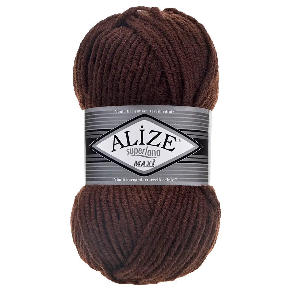 #Farbe_Alize Superlana Maxi | 26 Braun