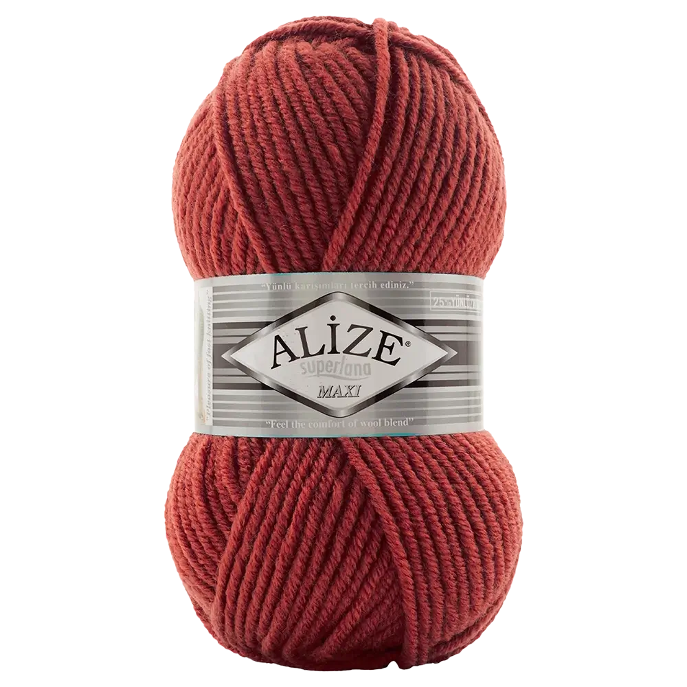 #Farbe_Alize Superlana Maxi | 456 Rotbraun