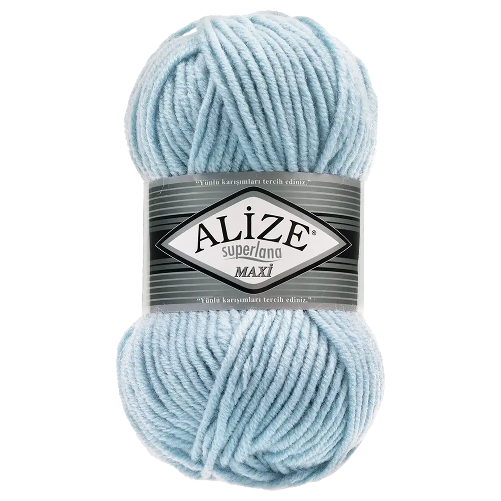 #Farbe_Alize Superlana Maxi | 480 Hellblau