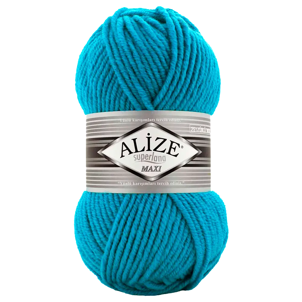 #Farbe_Alize Superlana Maxi | 484 Türkis