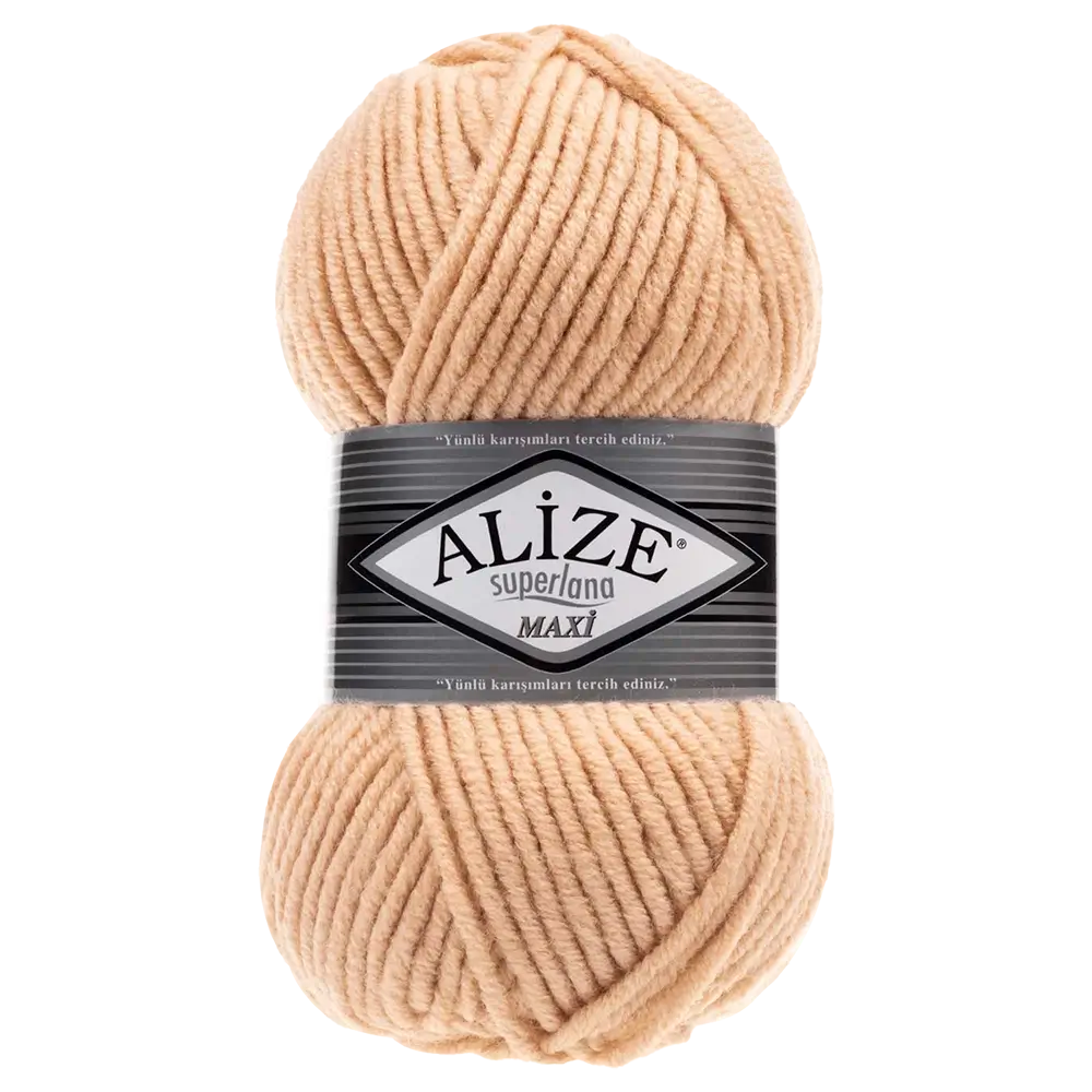 #Farbe_Alize Superlana Maxi | 502 Karamell