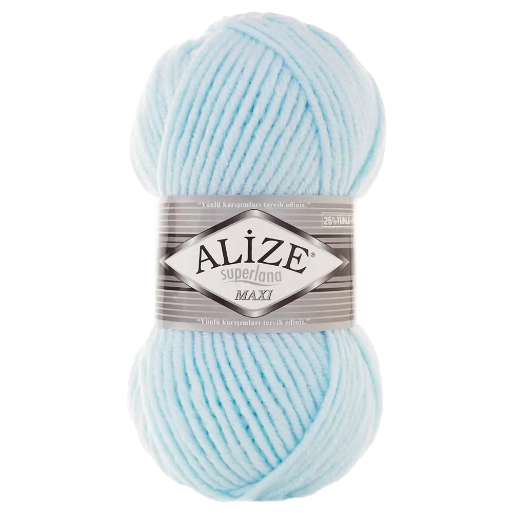 #Farbe_Alize Superlana Maxi | 522 Blassblau