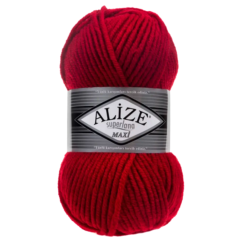 #Farbe_Alize Superlana Maxi | 56 Rot