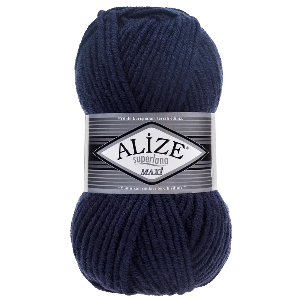#Farbe_Alize Superlana Maxi | 58 Navyblau