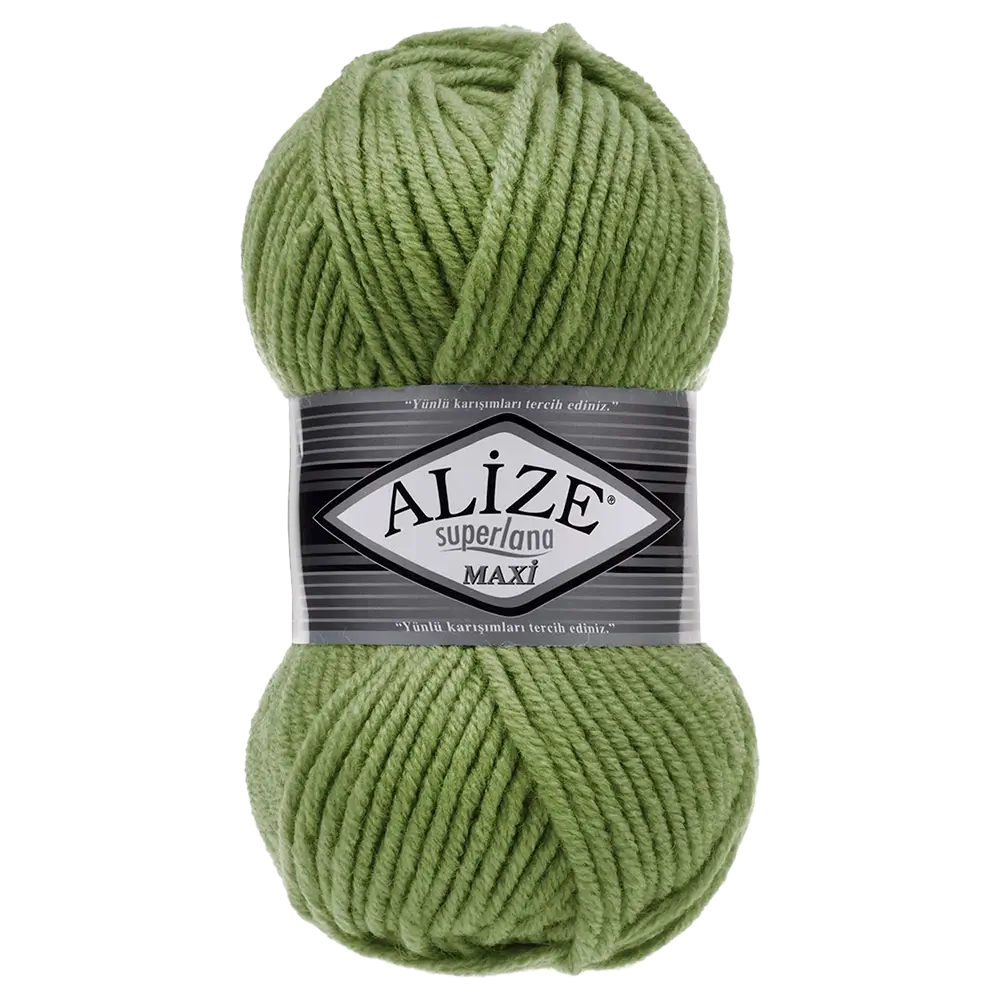 #Farbe_Alize Superlana Maxi | 620 Olivgrün