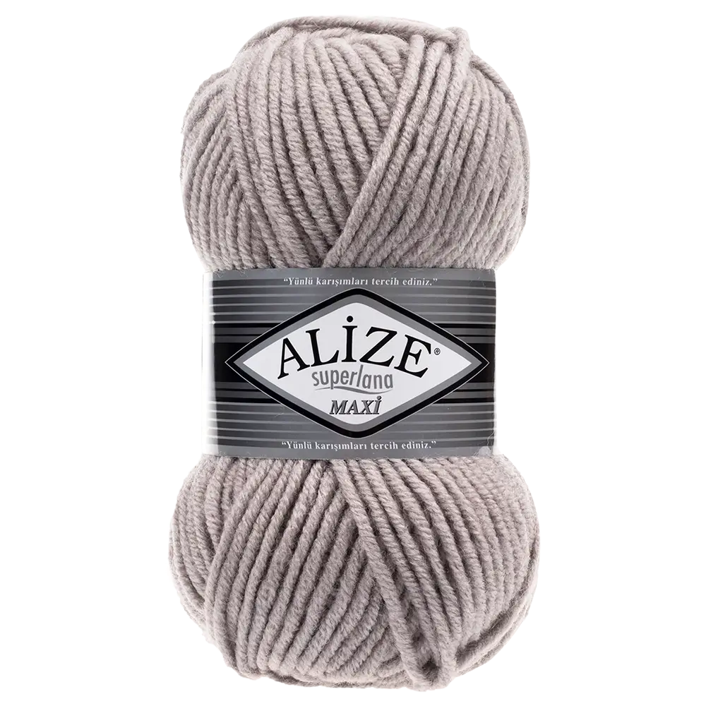 #Farbe_Alize Superlana Maxi | 652 Rauchgrau