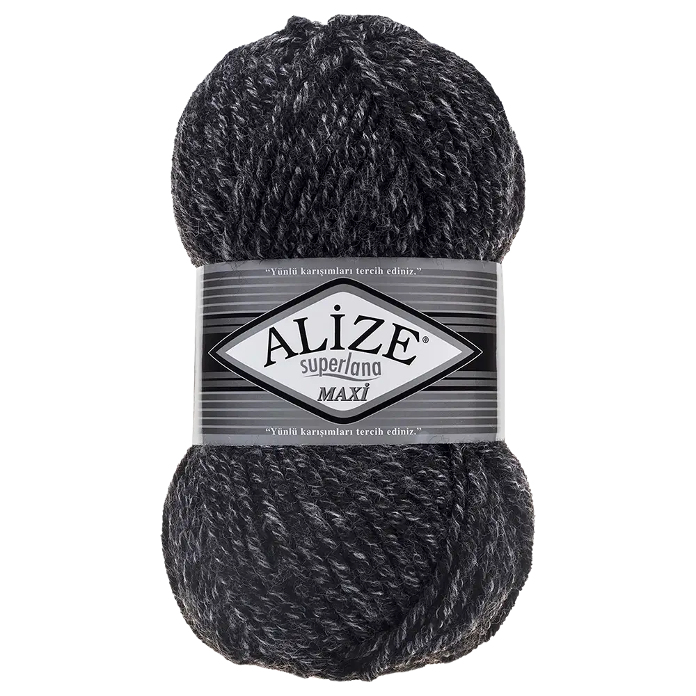 #Farbe_Alize Superlana Maxi | 800 Jaspis Anthrazit