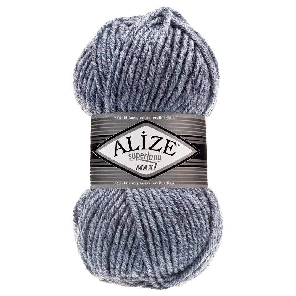 #Farbe_Alize Superlana Maxi | 806 Jaspis Blau