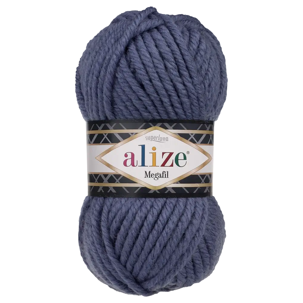 #Farbe_Alize Superlana Megafil | 203 Graublau
