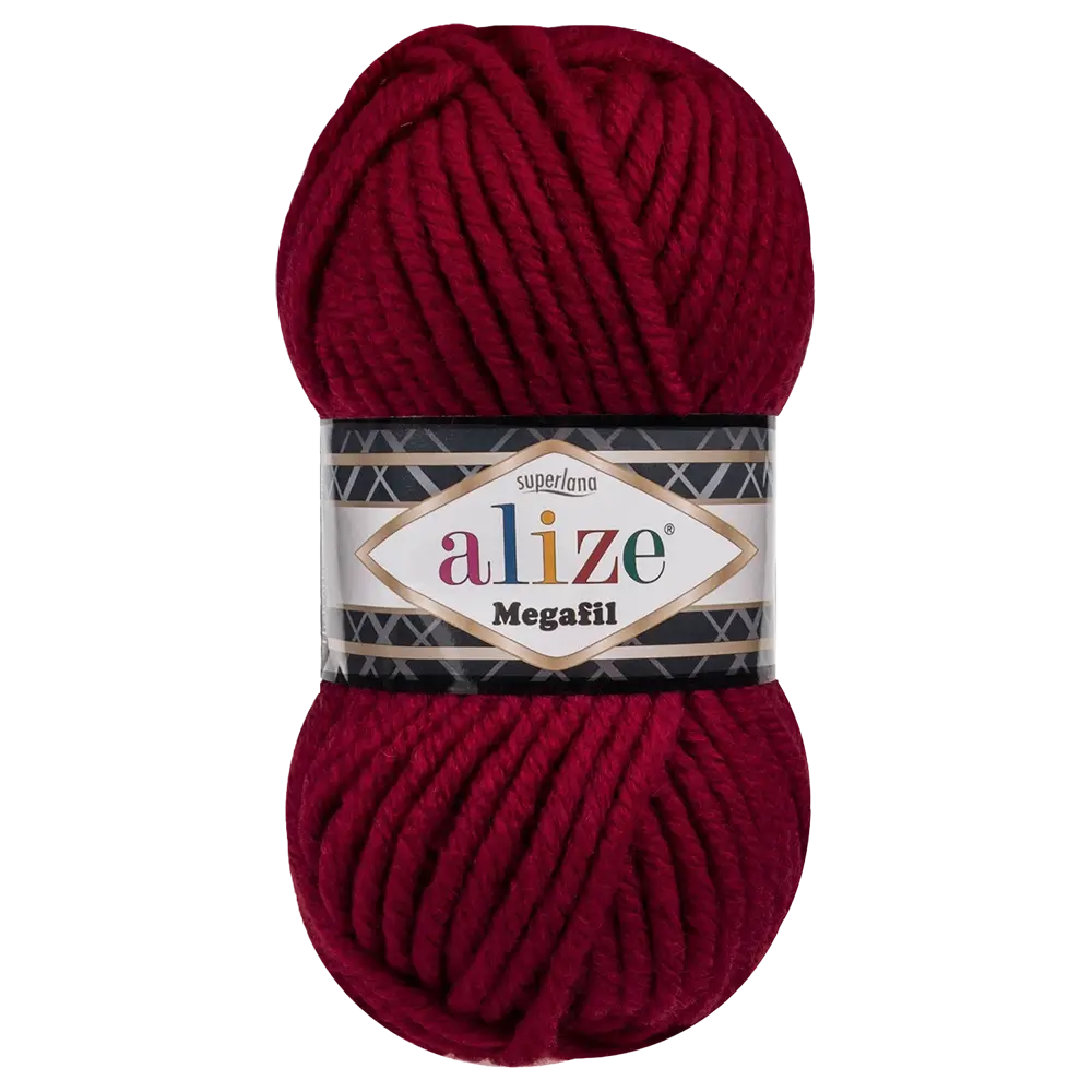 #Farbe_Alize Superlana Megafil | 390 Weinrot