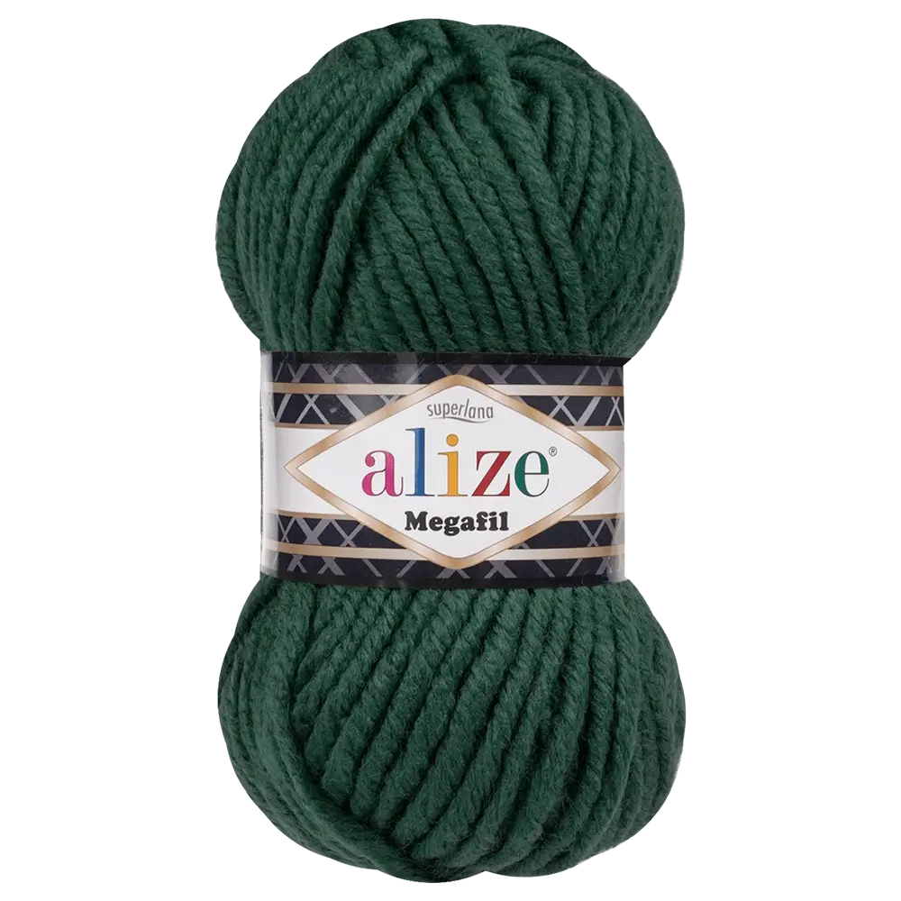 #Farbe_Alize Superlana Megafil | 426 Dunkelgrün