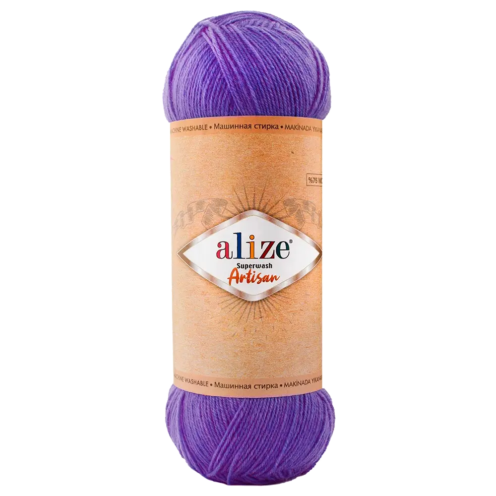 #Farbe_Alize Superwash Artisan | 44 Lila