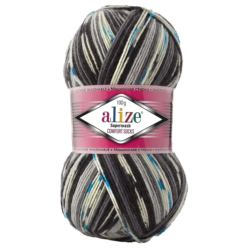 #Farbe_Alize Superwash Comfort Socks | 7650