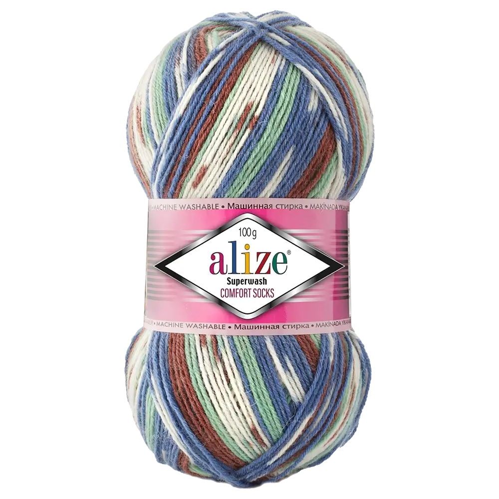 #Farbe_Alize Superwash Comfort Socks | 7653